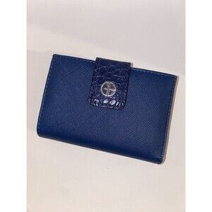 Giani‎ Bernini Blue Navy Blue Framed Indexer Wallet